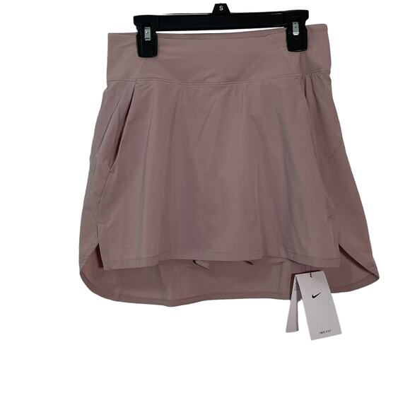 Nike Dri-FIT Bliss Women's Mid-Rise Training Skort taupe XS $75 - Picture 1 of 9
